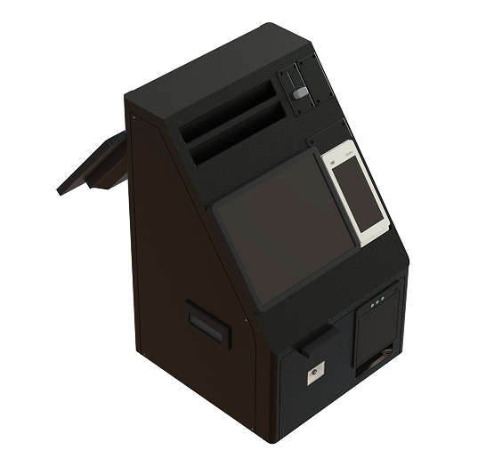 自動釣銭機内蔵セミセルフレジ